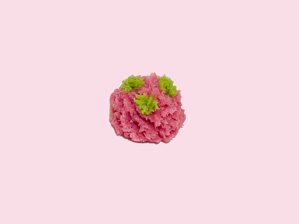 wagashi_梅の花イメージの和菓子