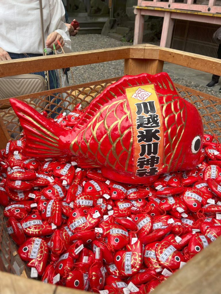 川越氷川神社鯛みくじ